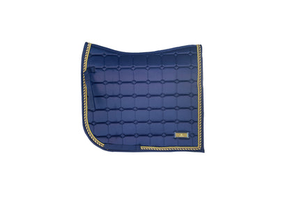 Schabracke Equestbun blau gold